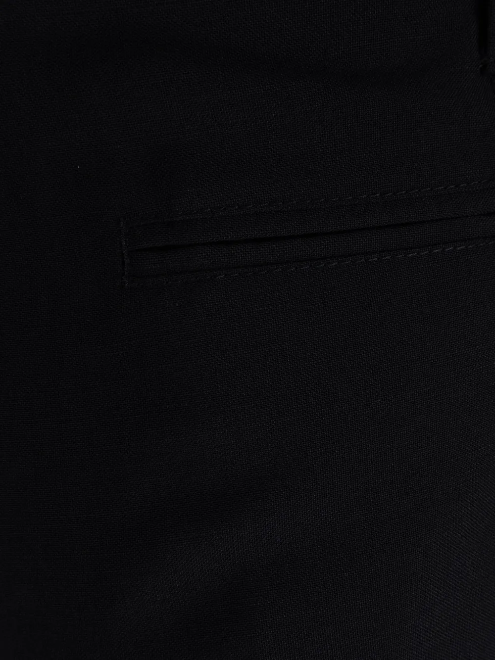 Prada Geplooide pantalon Zwart
