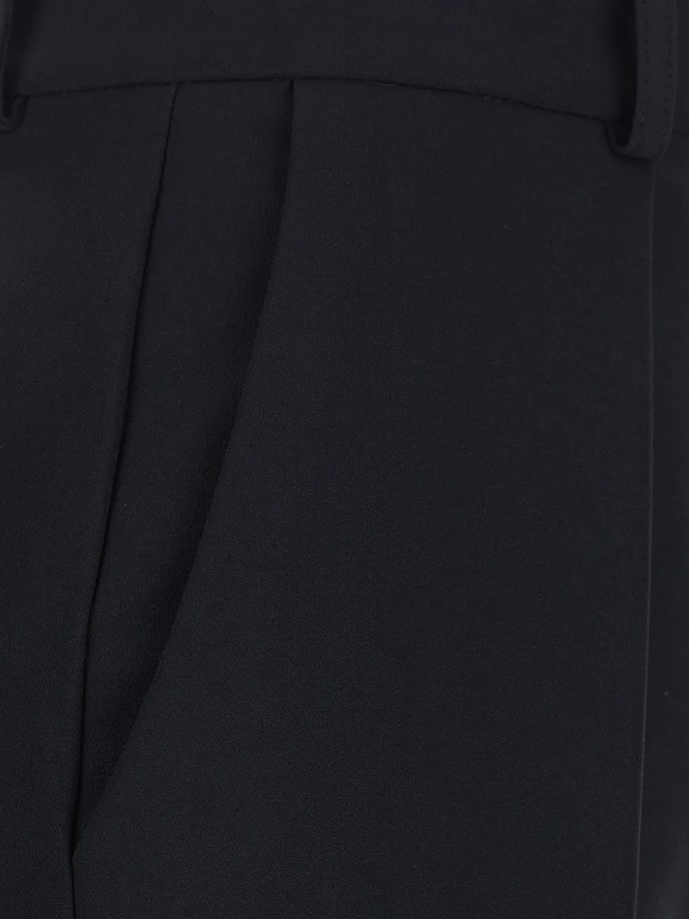 Elisabetta Franchi pleated straight-leg trousers Zwart