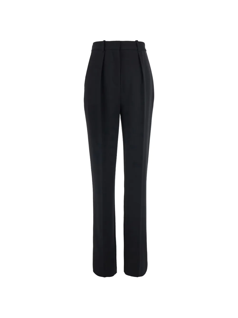 Elisabetta Franchi pleated straight-leg trousers Zwart