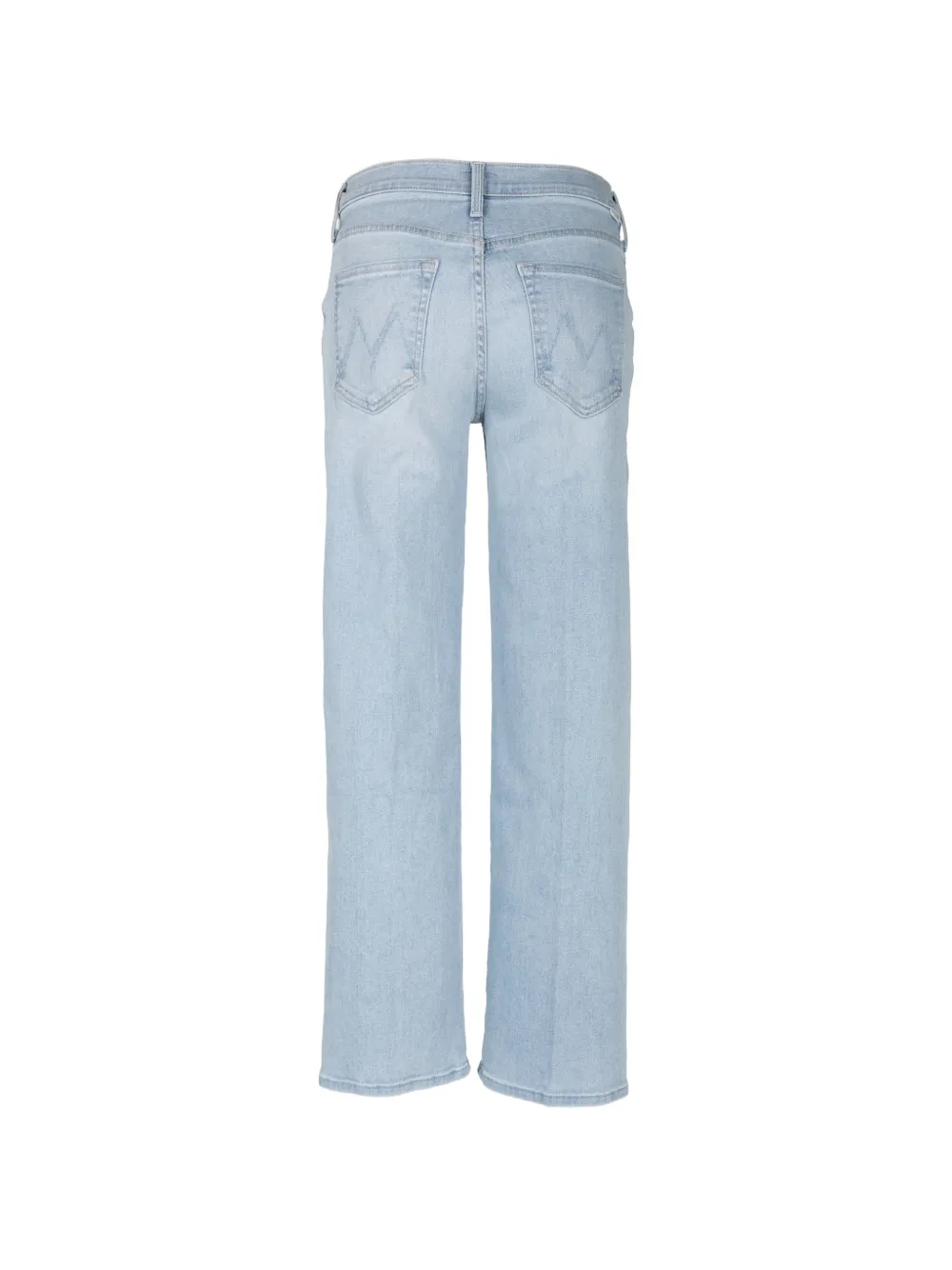 MOTHER The Mid Rise Zip Rambler enkeljeans Blauw