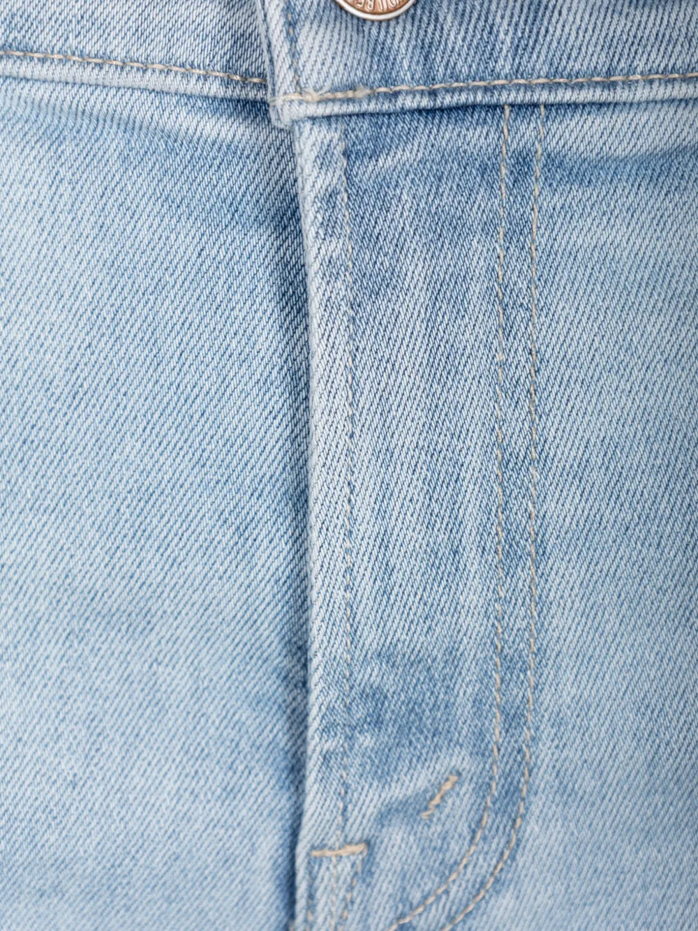 MOTHER The Mid Rise Zip Rambler enkeljeans Blauw
