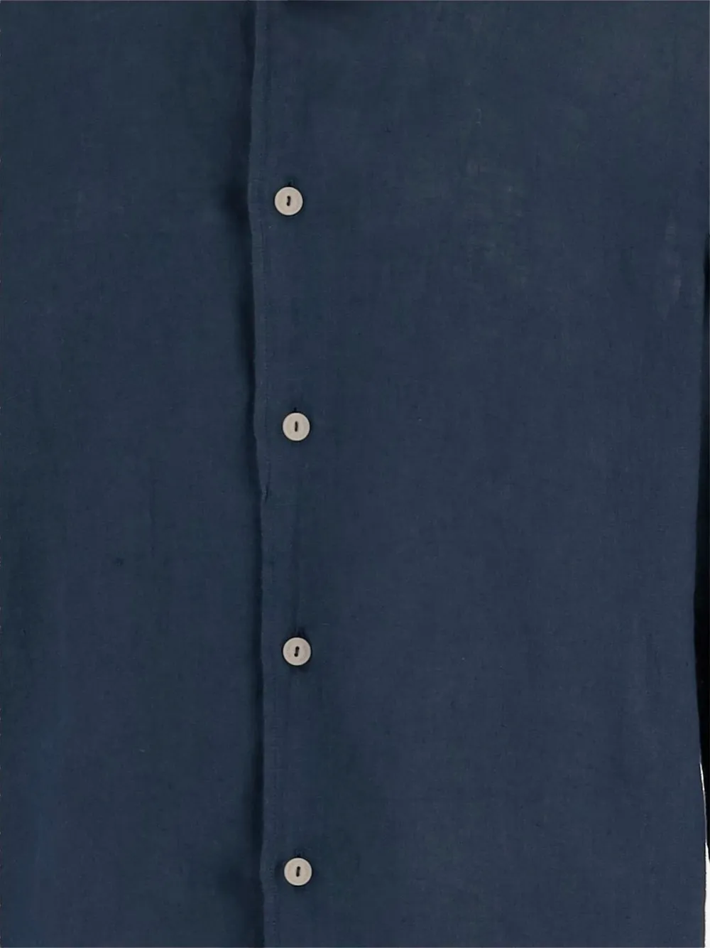 MC2 Saint Barth Pamplona linnen overhemd met gewelfde zoom Blauw