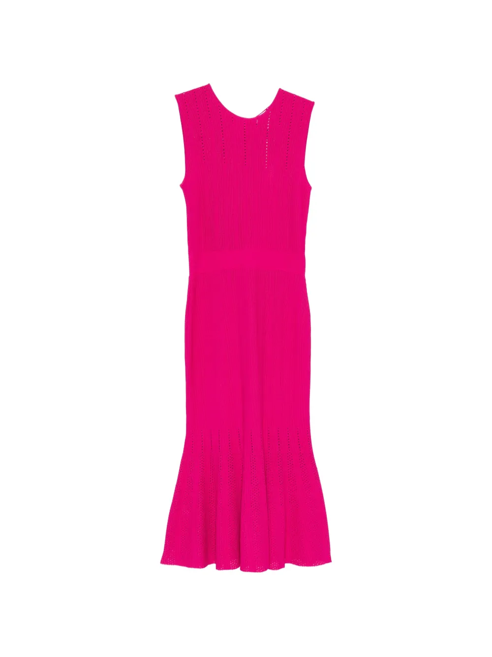 Hervé Léger Alice pointelle-knit midi dress