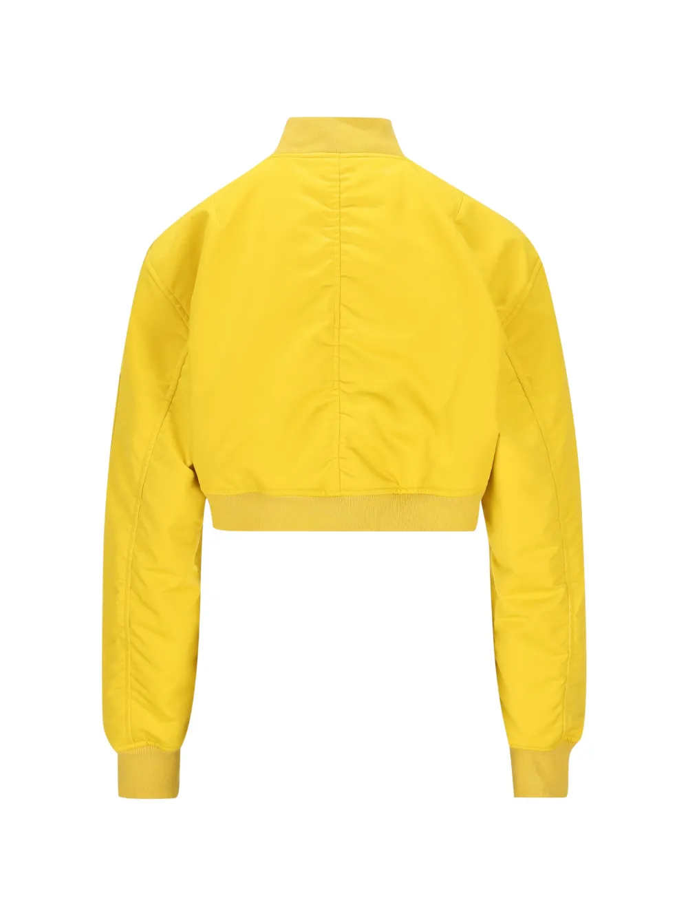 Balenciaga Cropped oversized bomberjack Geel