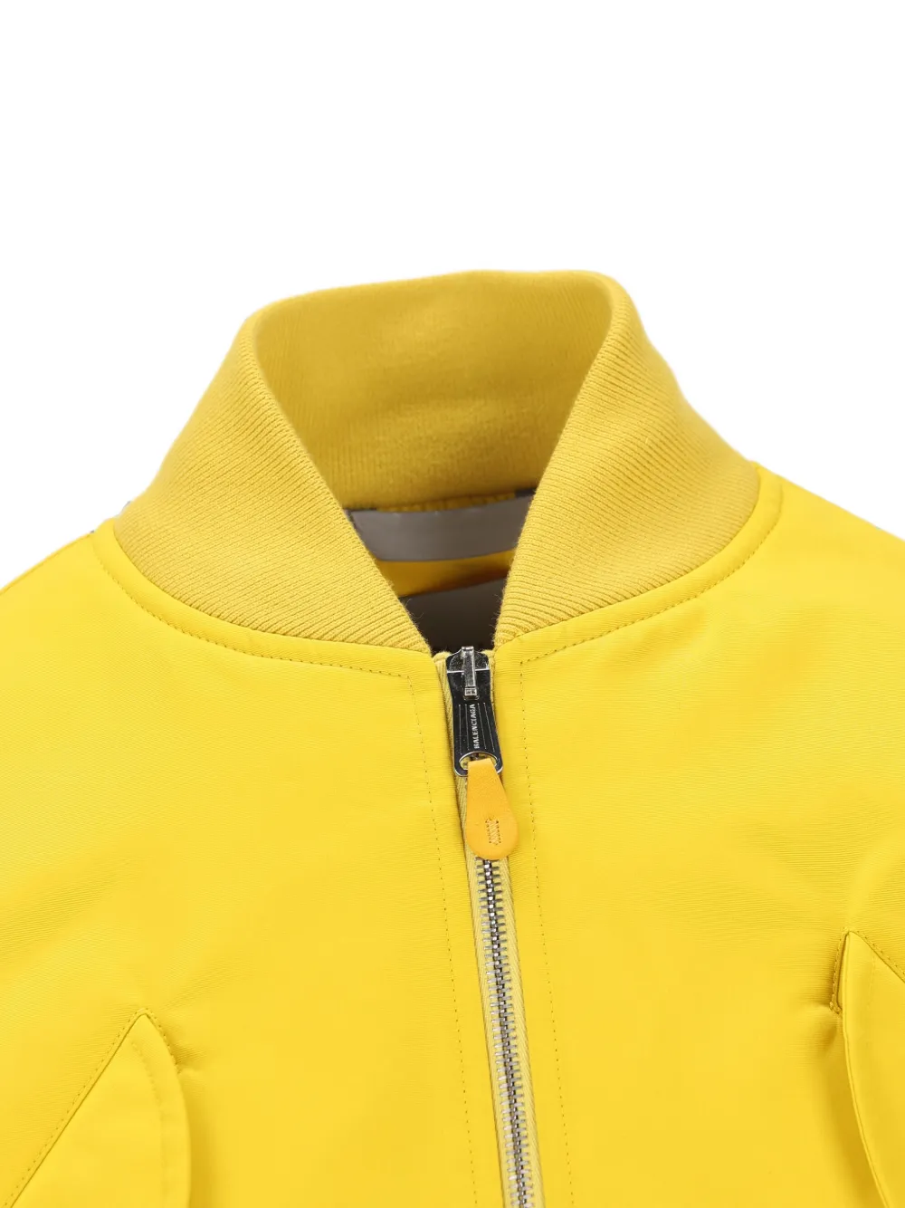 Balenciaga Cropped oversized bomberjack Geel