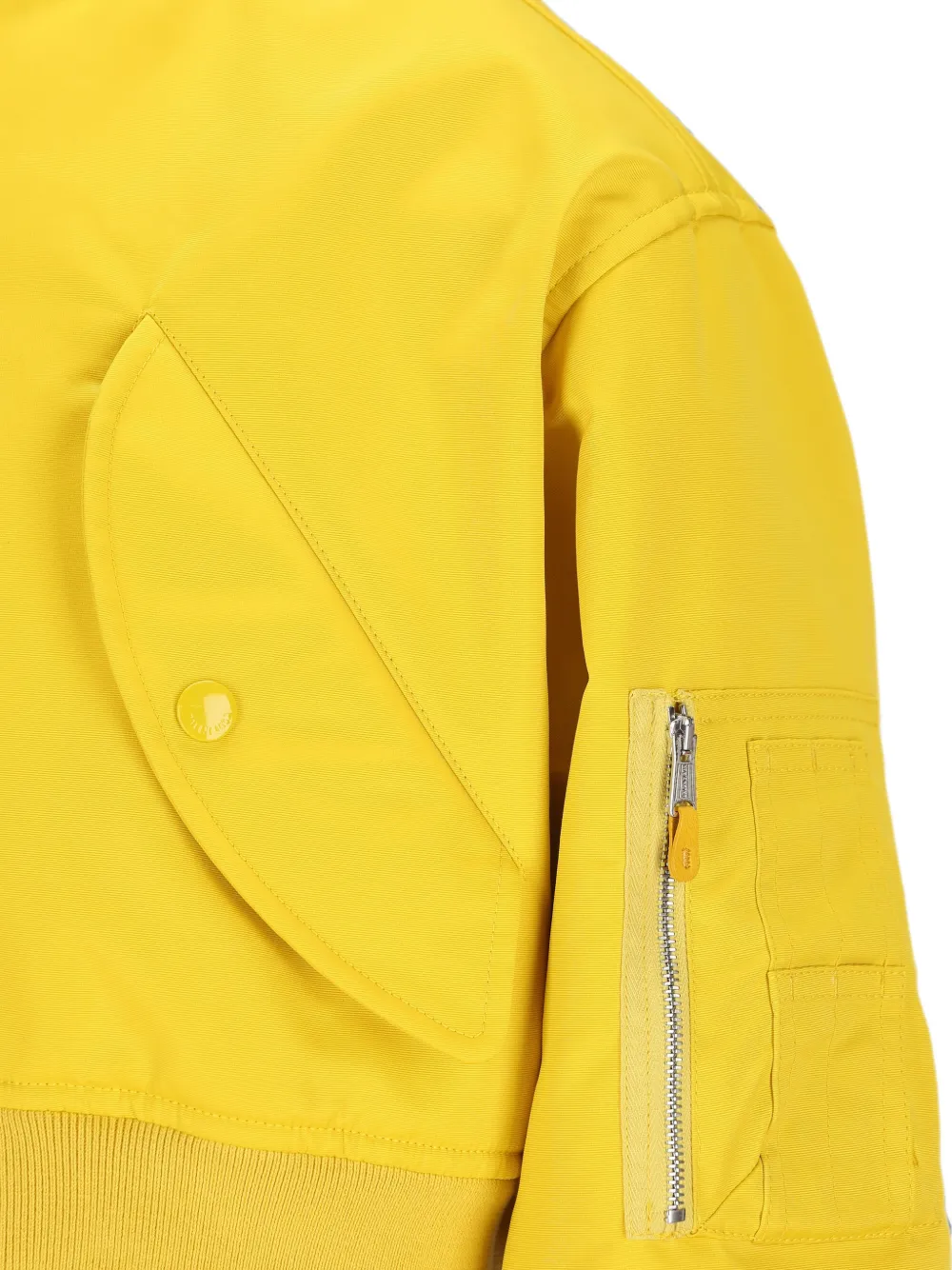 Balenciaga Cropped oversized bomberjack Geel