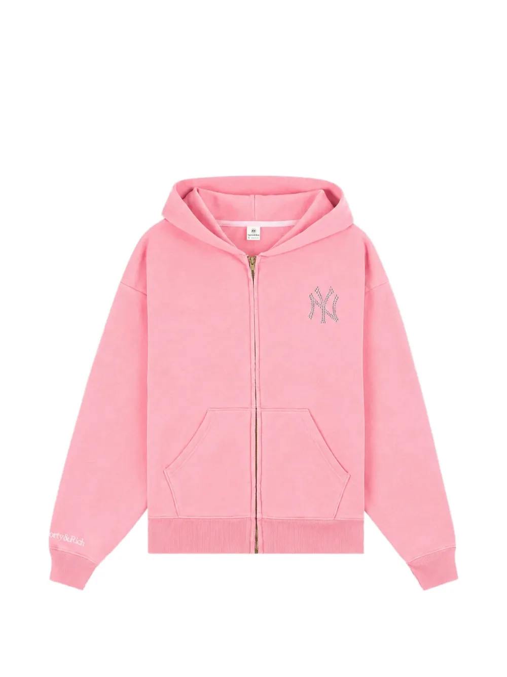Sporty & Rich Yankees Krystal hoodie - Pink