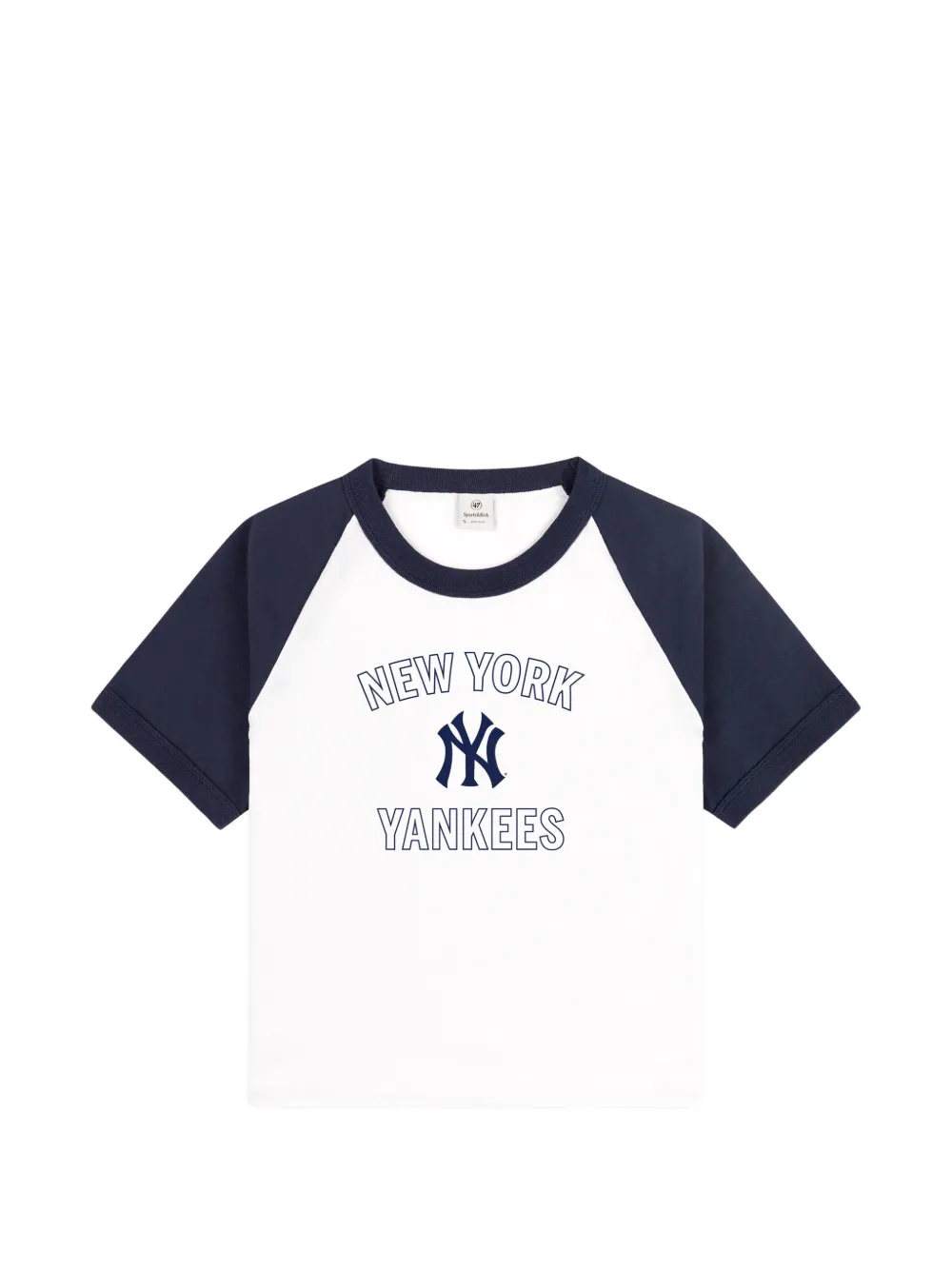 Sporty & Rich T-shirt Yankees Arch - Bianco
