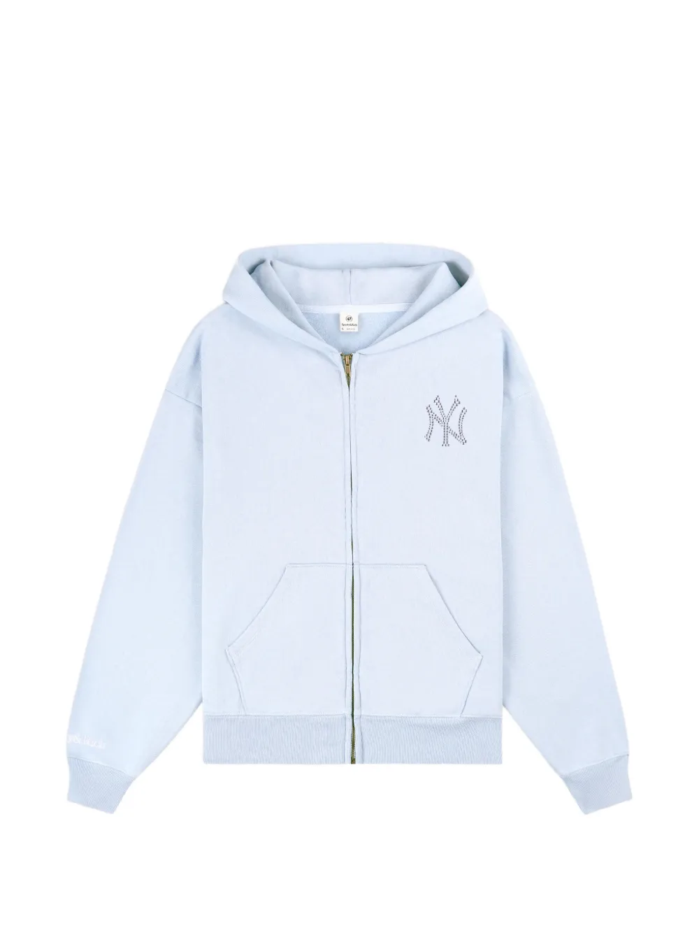 Sporty & Rich Yankees Krystal hoodie - Blau