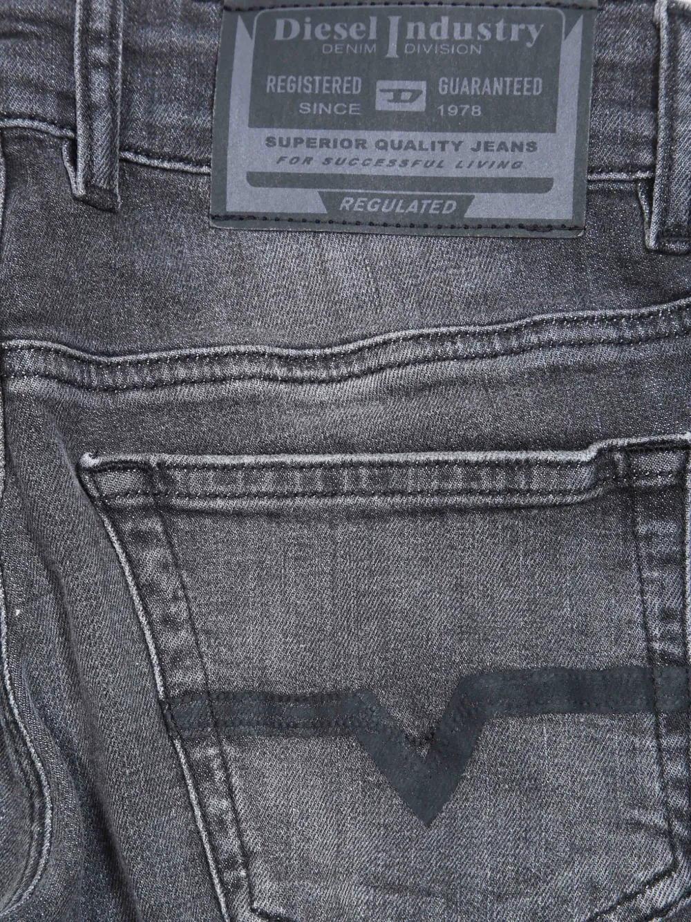 Diesel Kids D-Veel jeans met vervaagd effect Zwart