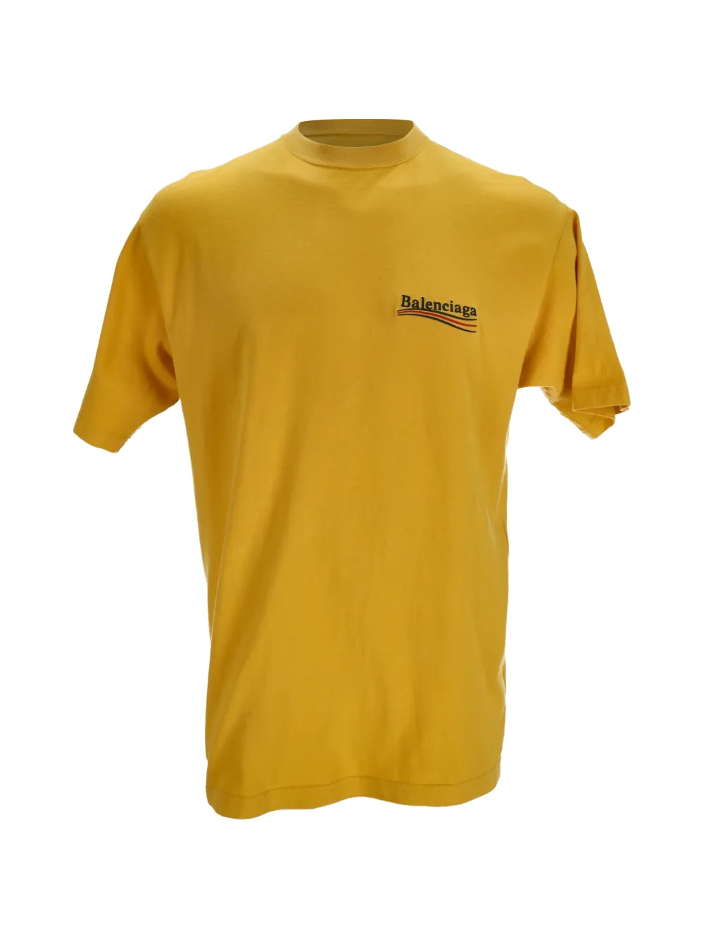 Balenciaga Pre-Owned Political Campaign T-shirt - Gelb