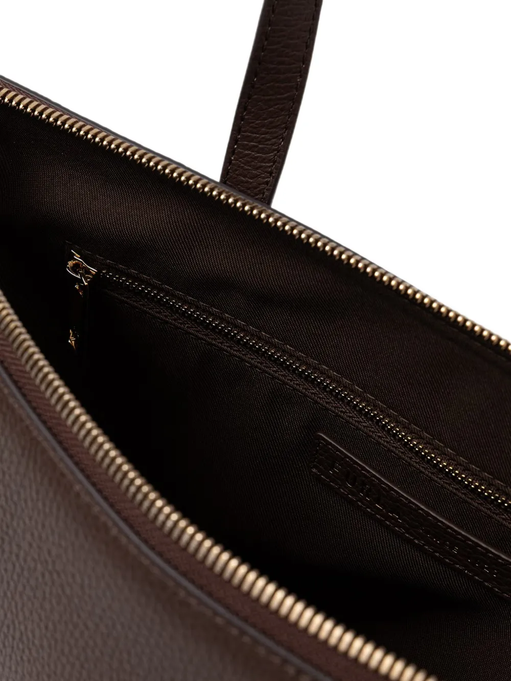 Furla grained leather tote bag Bruin