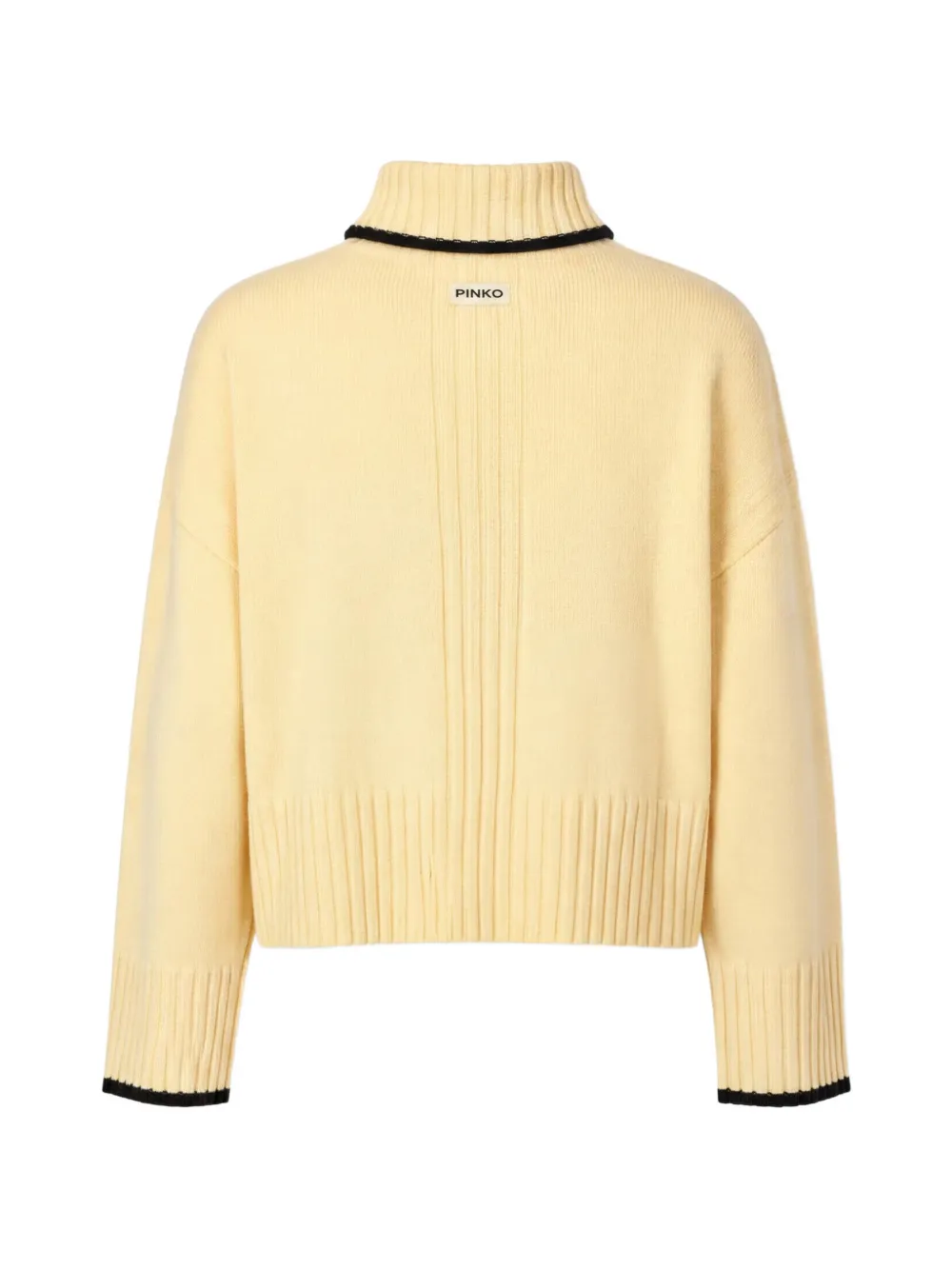 PINKO Trui met contrasterende afwerking Beige