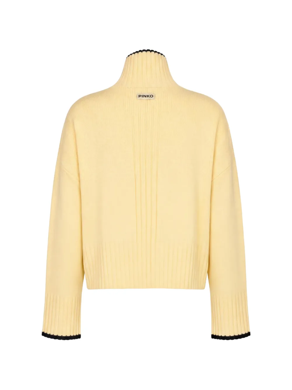 PINKO Trui met contrasterende afwerking Beige