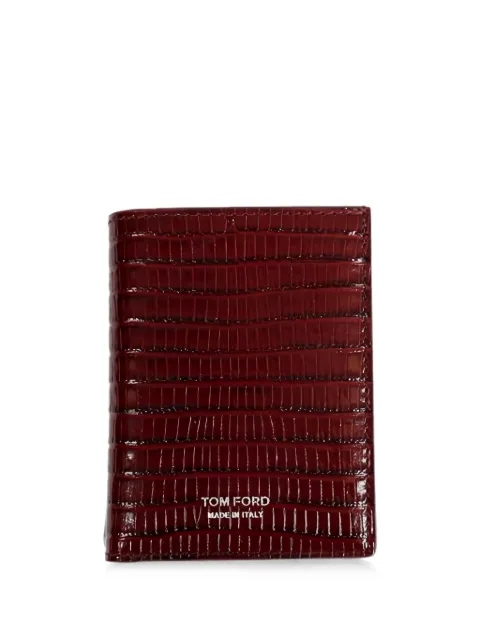 TOM FORD lizard-effect clutch bag