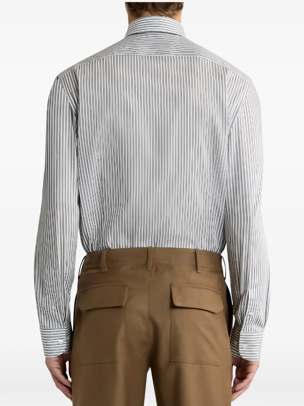 ETRO Overhemd met geborduurd logo Wit
