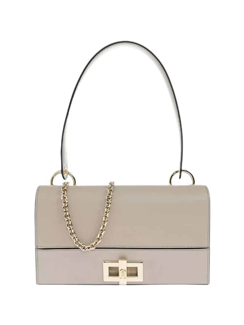 Furla twist-lock shoulder bag - Grigio
