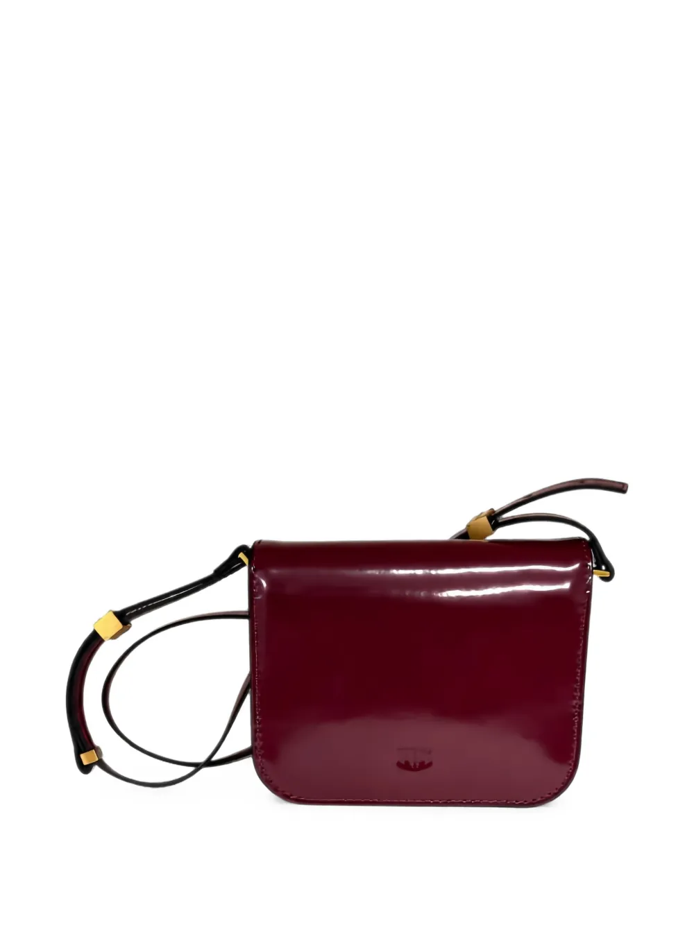 PINKO Love Box lakleren mini-schoudertas Rood