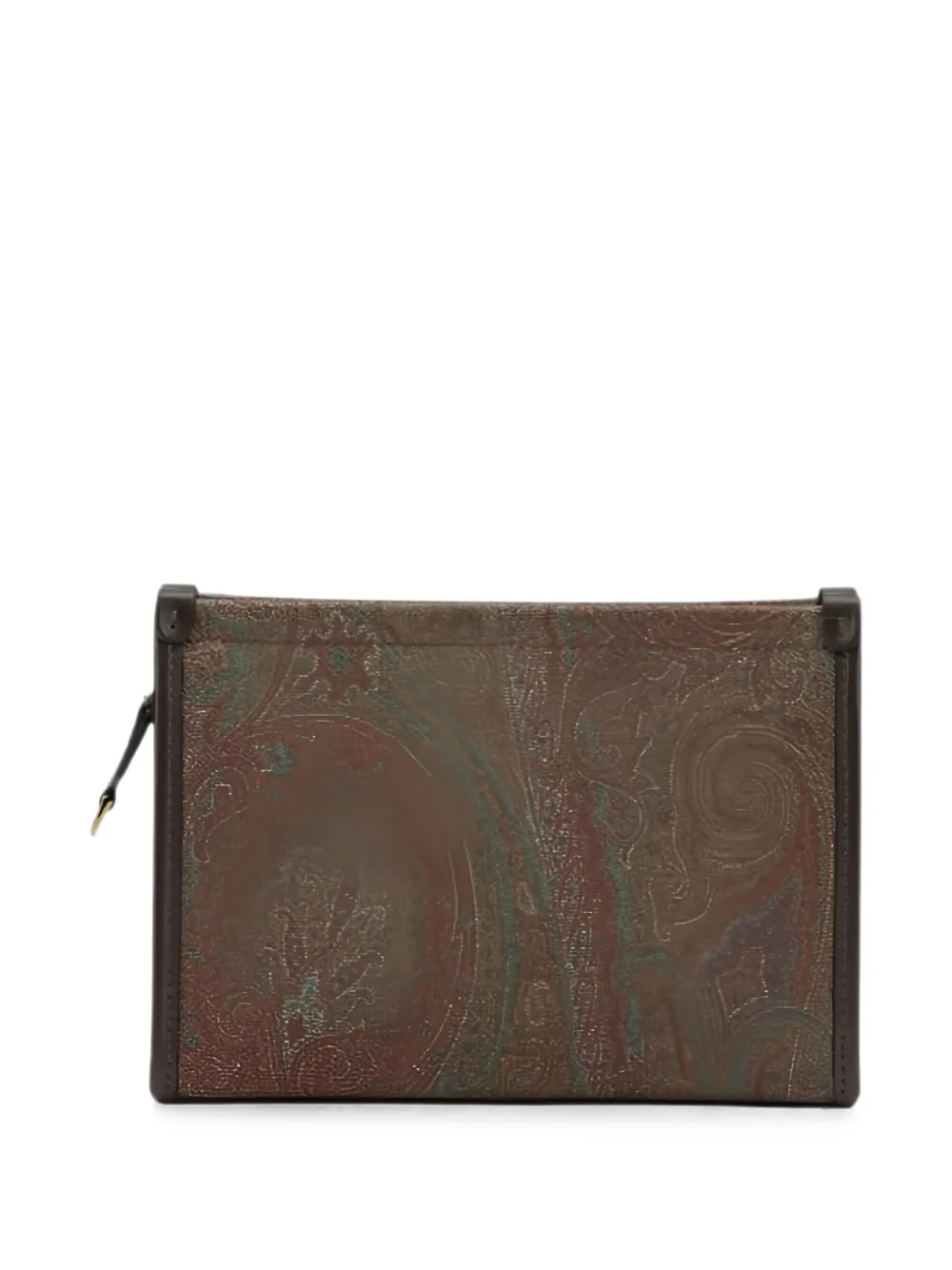 ETRO Schoudertas met paisley-print Bruin