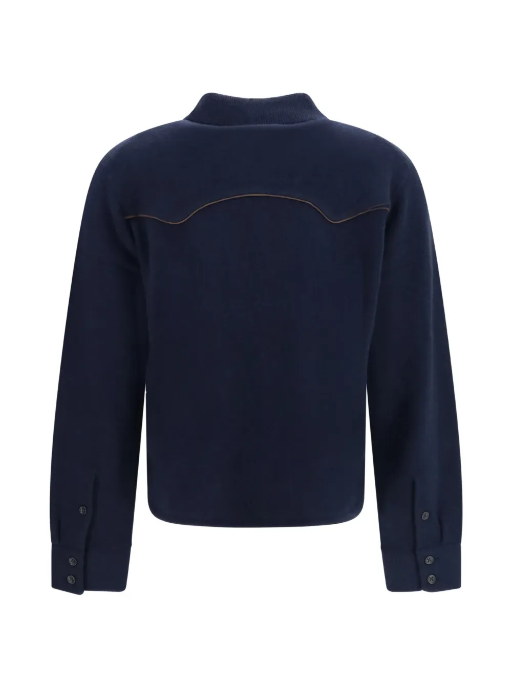 Guest In Residence Gebreide blouse in Western-stijl Blauw