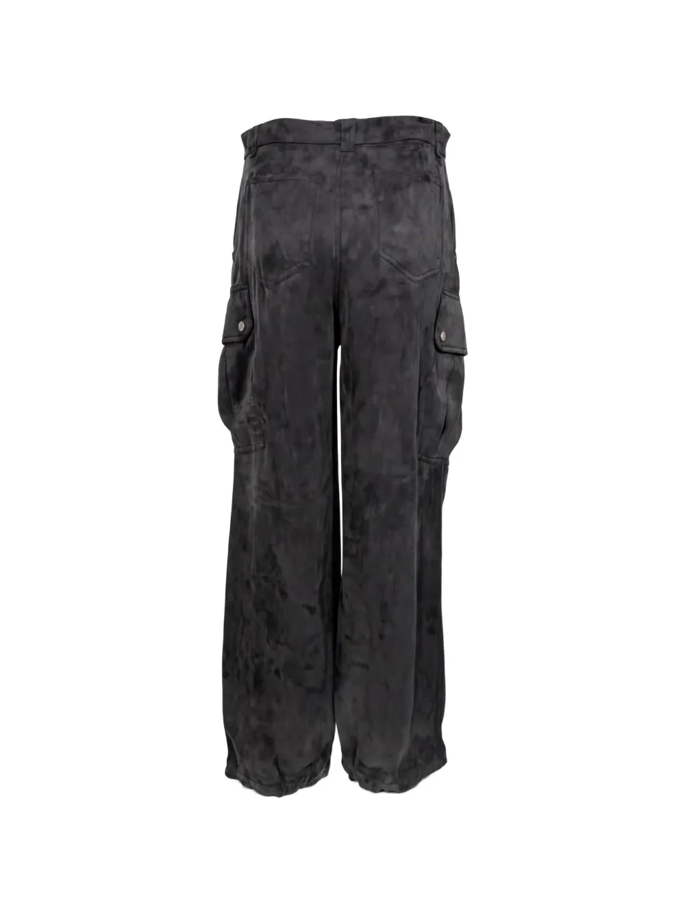 PINKO Cargo broek met verwassen effect Zwart