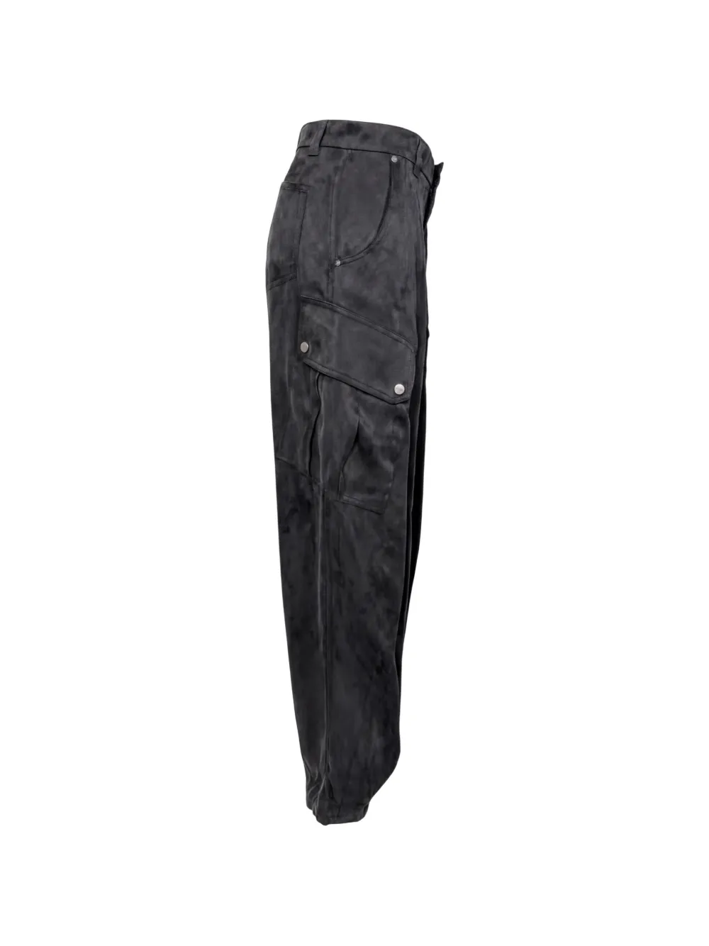 PINKO Cargo broek met verwassen effect Zwart