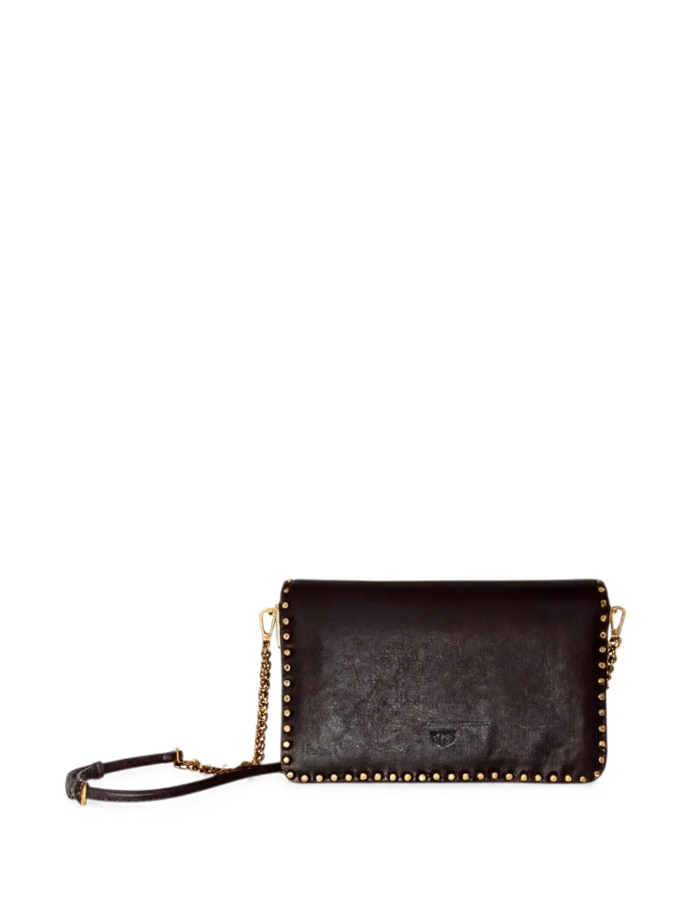 PINKO Love crossbodytas verfraaid met studs Bruin