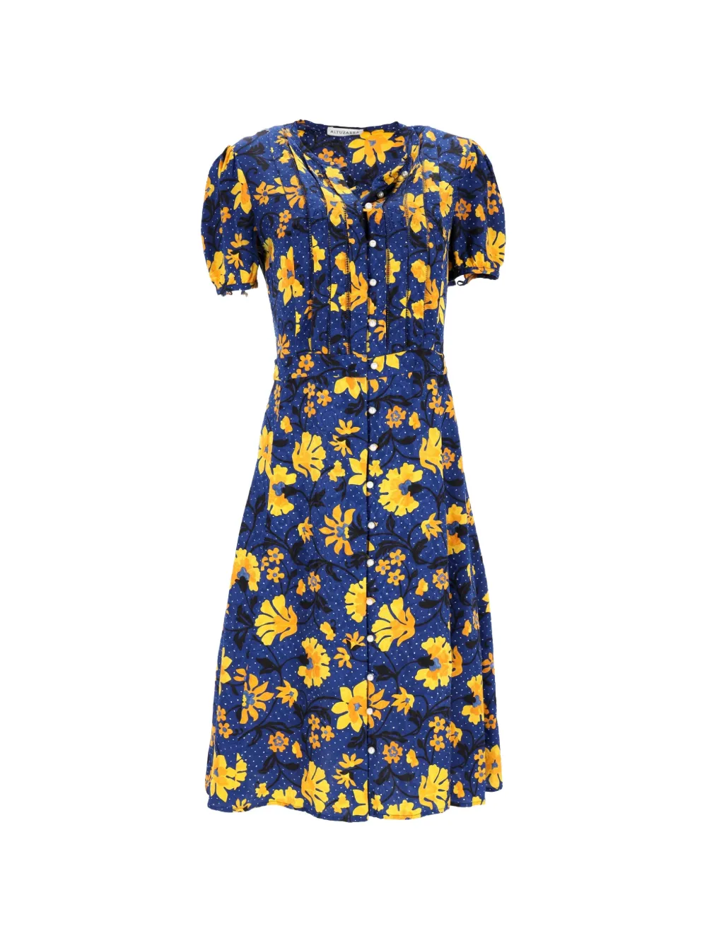 Altuzarra Madelena printed midi dress - Blue