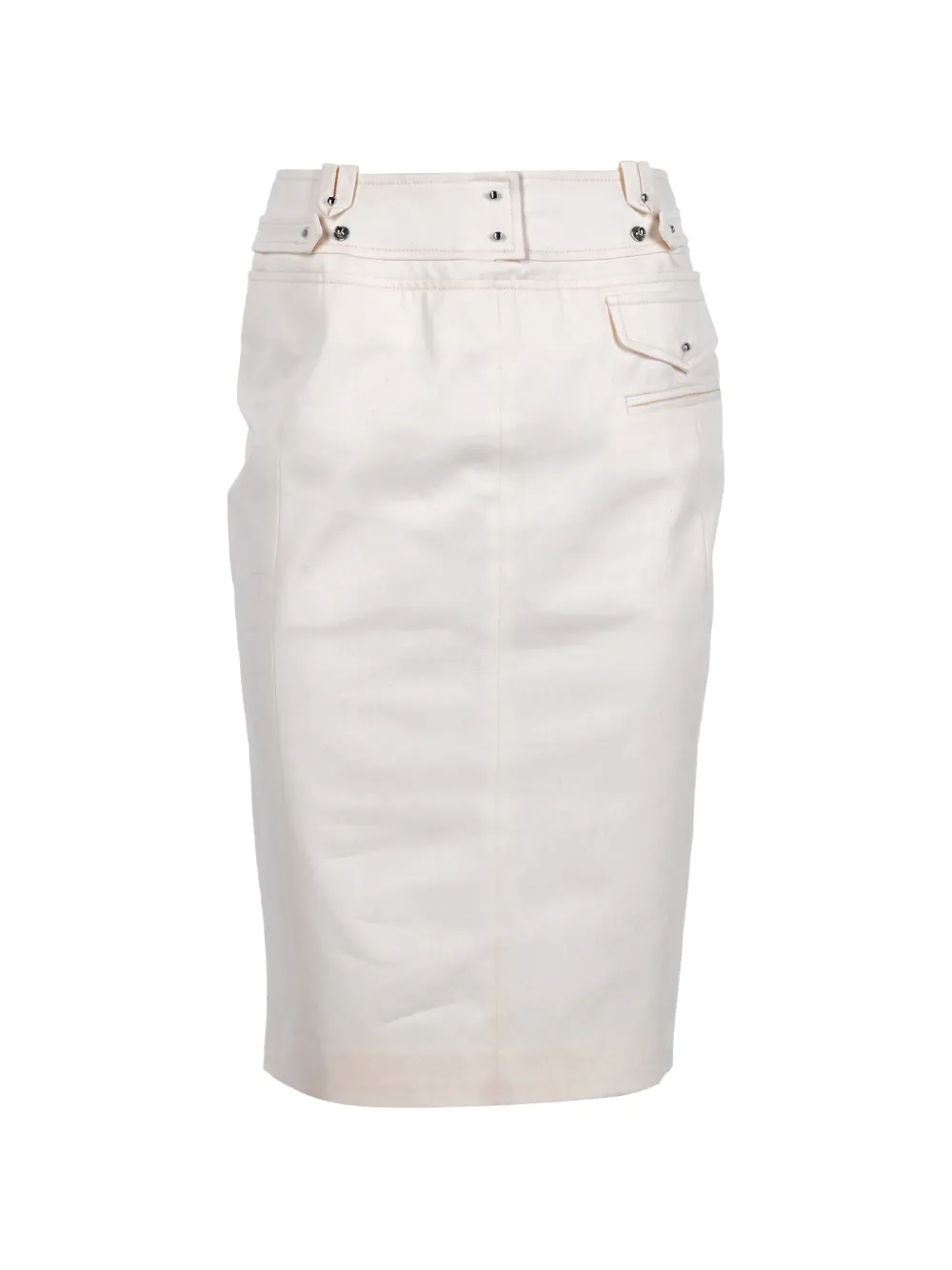 Altuzarra waistband-detail pencil midi skirt - Nude