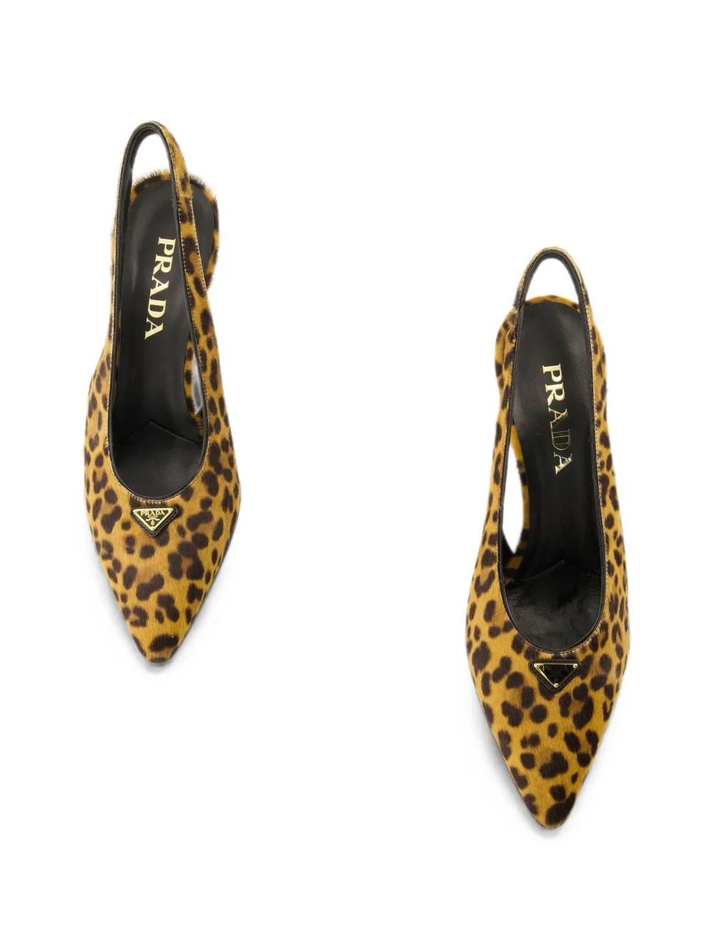 Prada leopard-print pointed-toe pumps Bruin