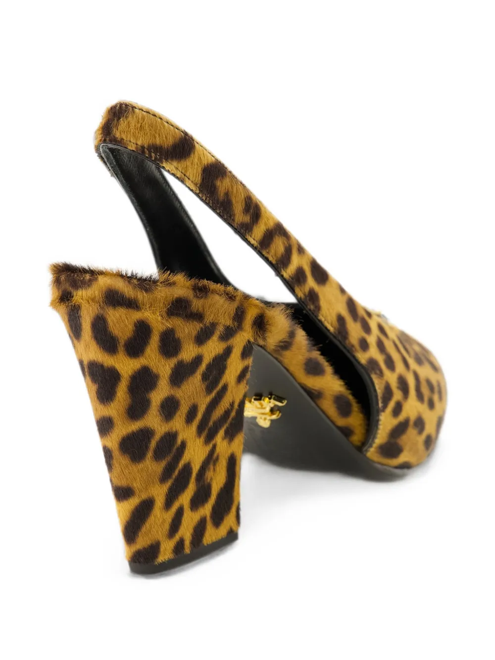 Prada leopard-print pointed-toe pumps Bruin