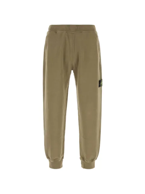 Stone Island pantalones 6200012 de felpa y algodón orgánico con efecto cepillado