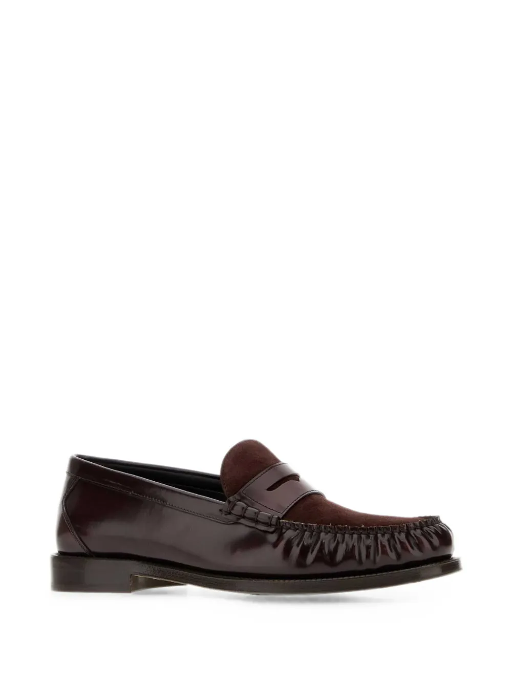 Brunello Cucinelli leather loafers Rood