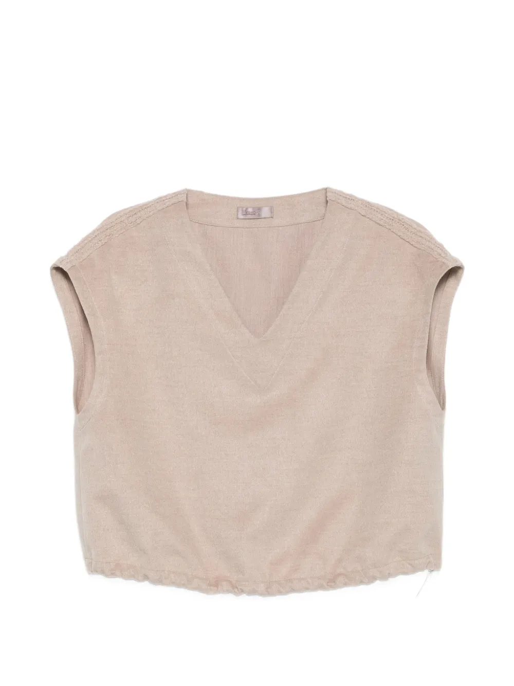 Herno V-neck vest - Toni neutri