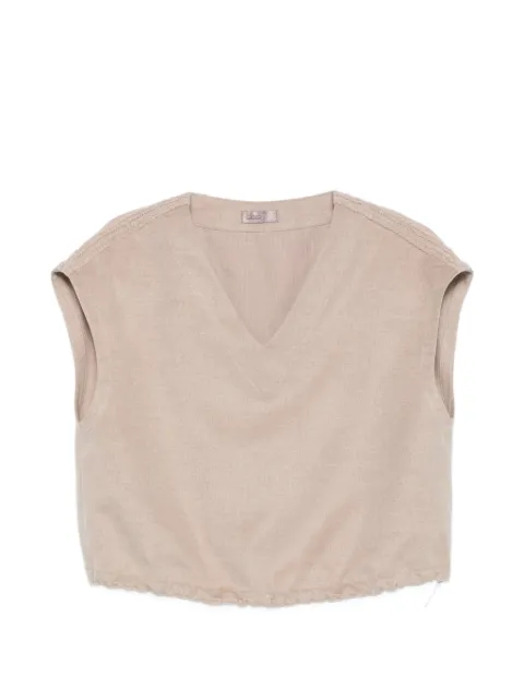 Herno V-neck vest