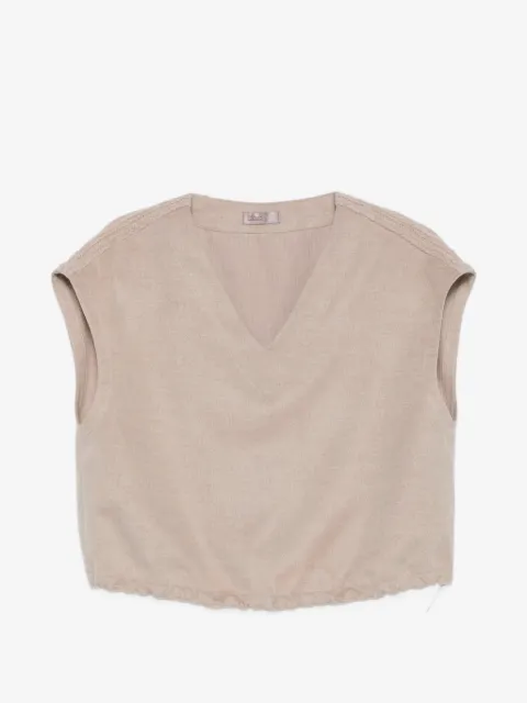 Herno V-neck vest