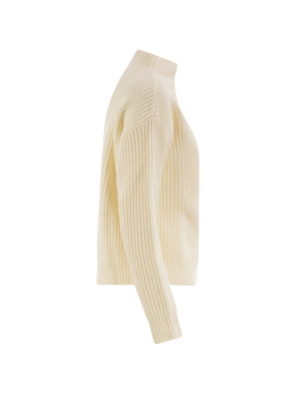 Herno Gebreide trui met hoge hals Beige