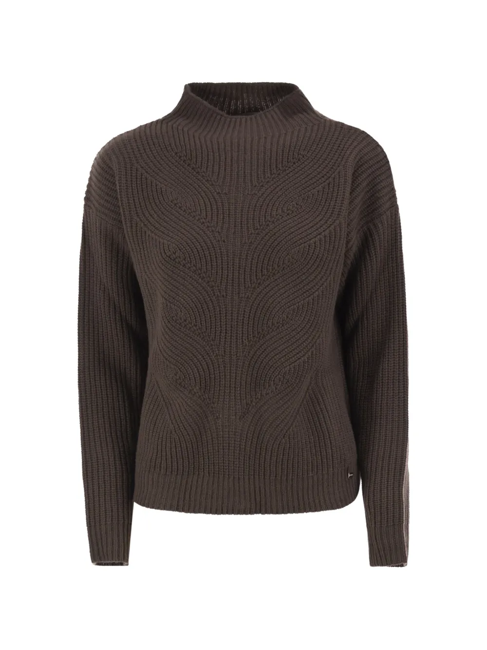Herno knit high-neck sweater - Braun