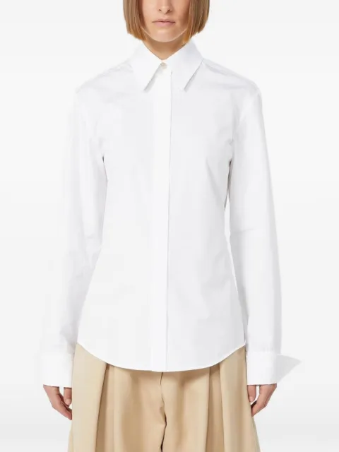 Sportmax pointed-collar long-sleeve shirt