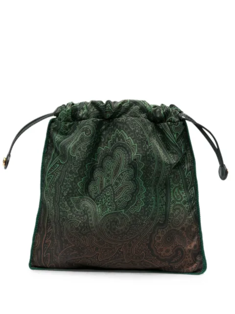 ETRO Paisley-print drawstring backpack