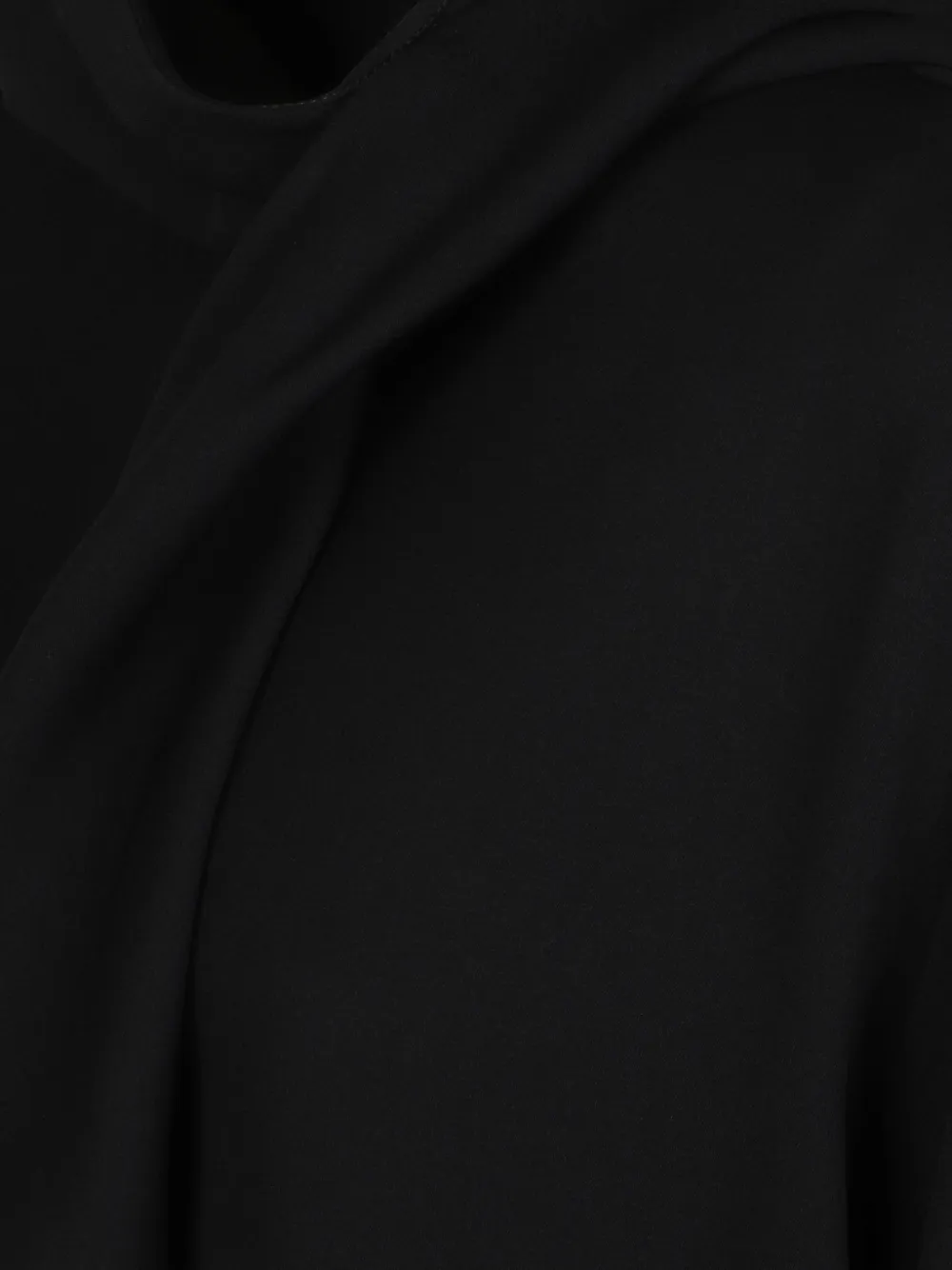 Balenciaga tie-neck crepe blouse Zwart