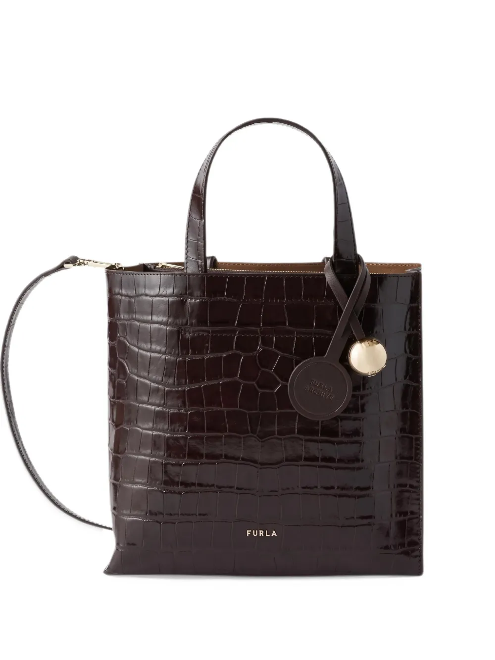 Furla Kleine Divide It shopper Bruin