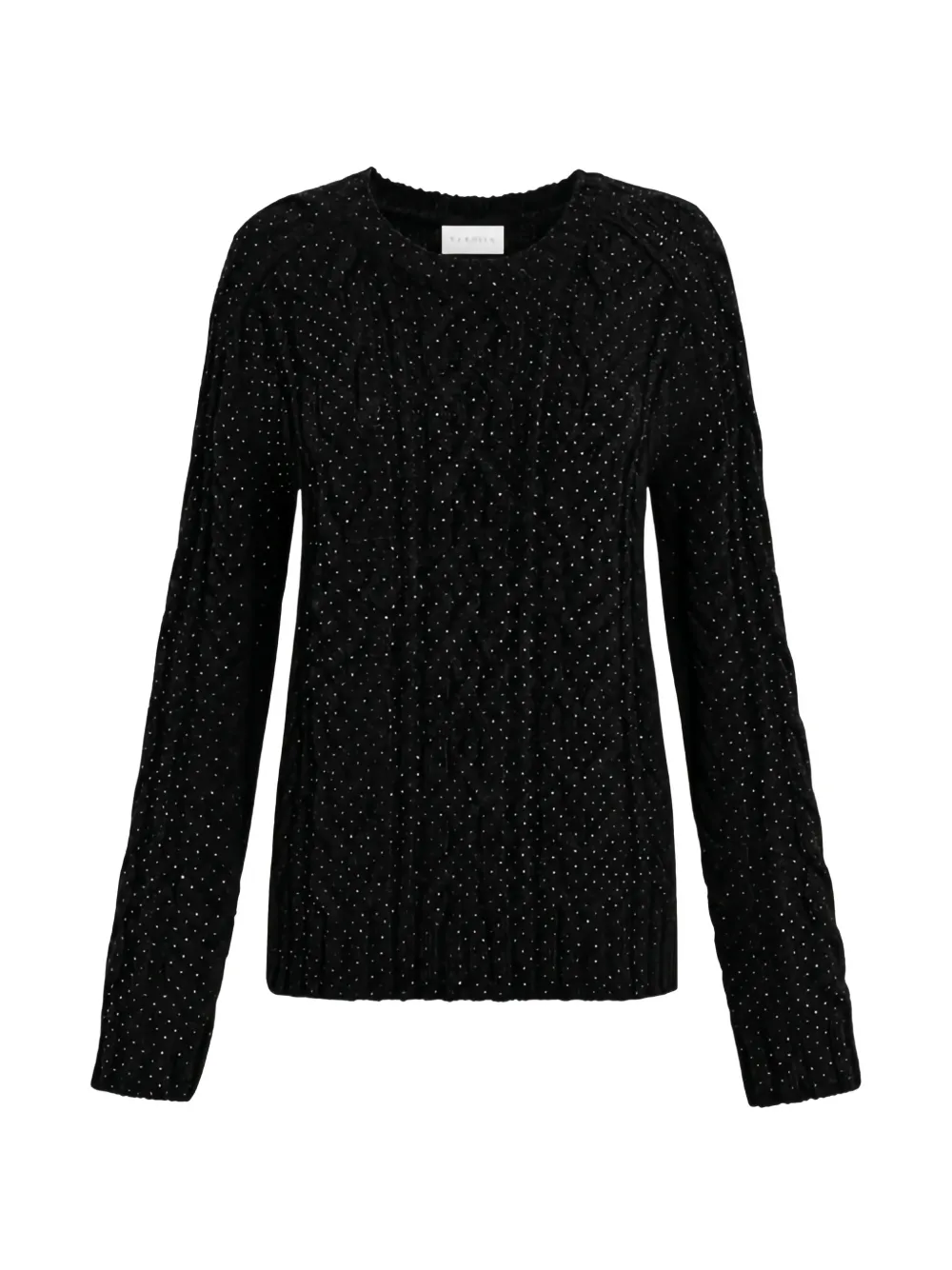 P.A.R.O.S.H. crystal-embellished cable-knit sweater