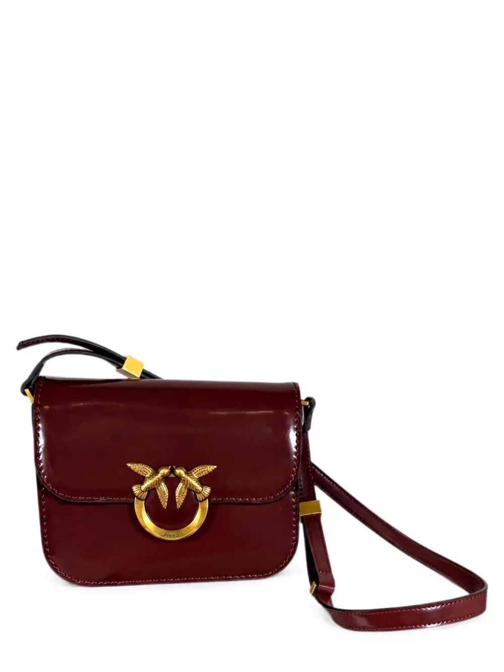 PINKO mini Love Box cross body bag - Marrone
