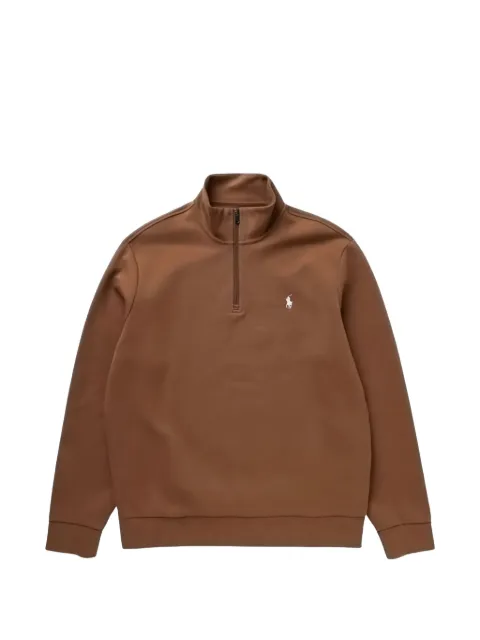 Polo Ralph Lauren logo-embroidered quarter-zip sweater