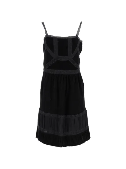 Moschino Pre-Owned lace-trimmed sleeveless dress