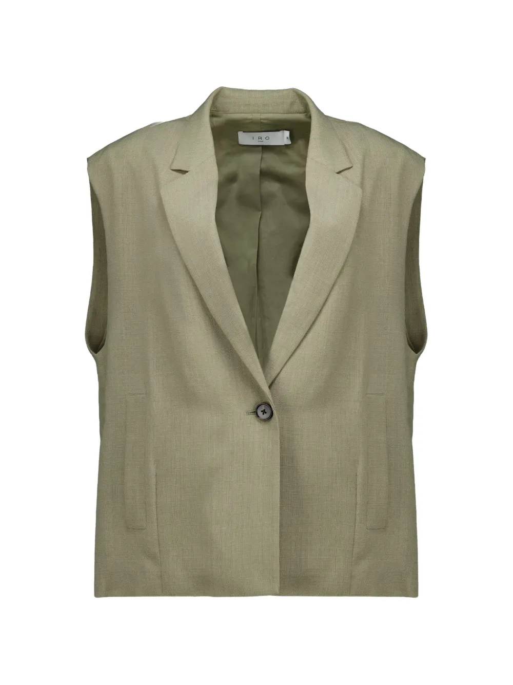 IRO SOLEDAD sleeveless oversize jacket - Verde