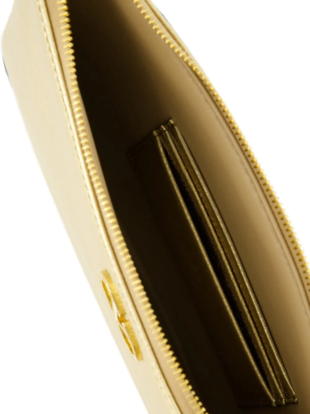 Valentino Garavani VLogo Signature clutch verfraaid met kristallen Goud