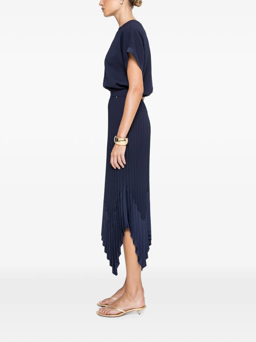 NISSA Top met korte mouwen Blauw