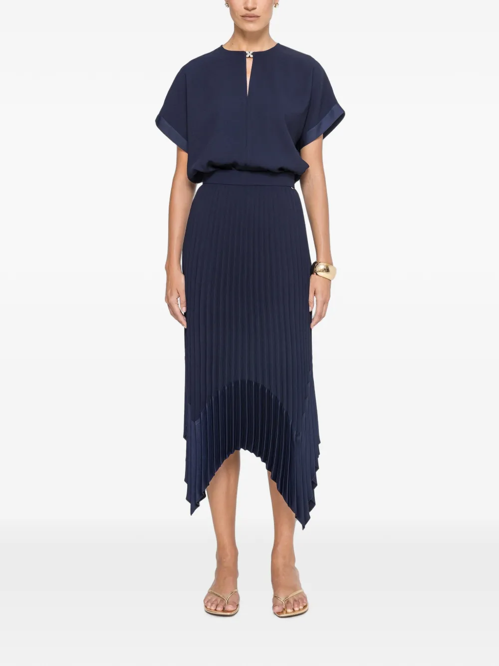 NISSA Top met korte mouwen Blauw